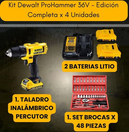 KIT DEWALT PROHAMMER 36V EDICIÓN COMPLETA